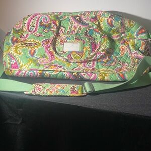 Vera Bradley Multicolor Paisley Travel Bag